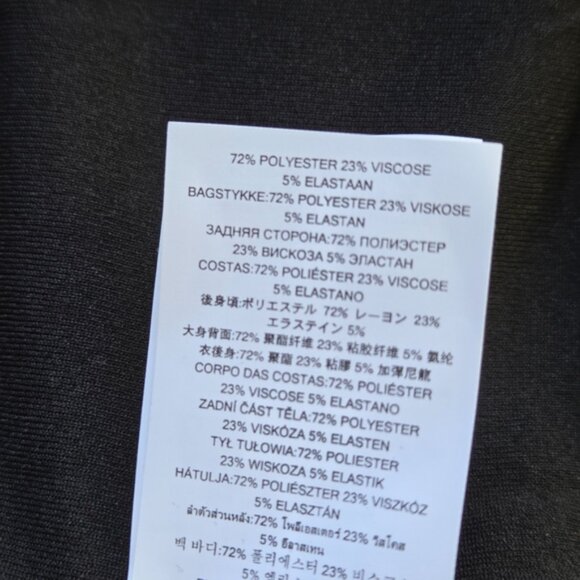 Michael Kors Black Ponte Jacket with Gold Accents - Picture 7 of 7